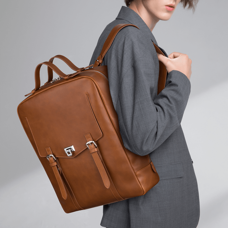Custom Leather Backpack #BP0424