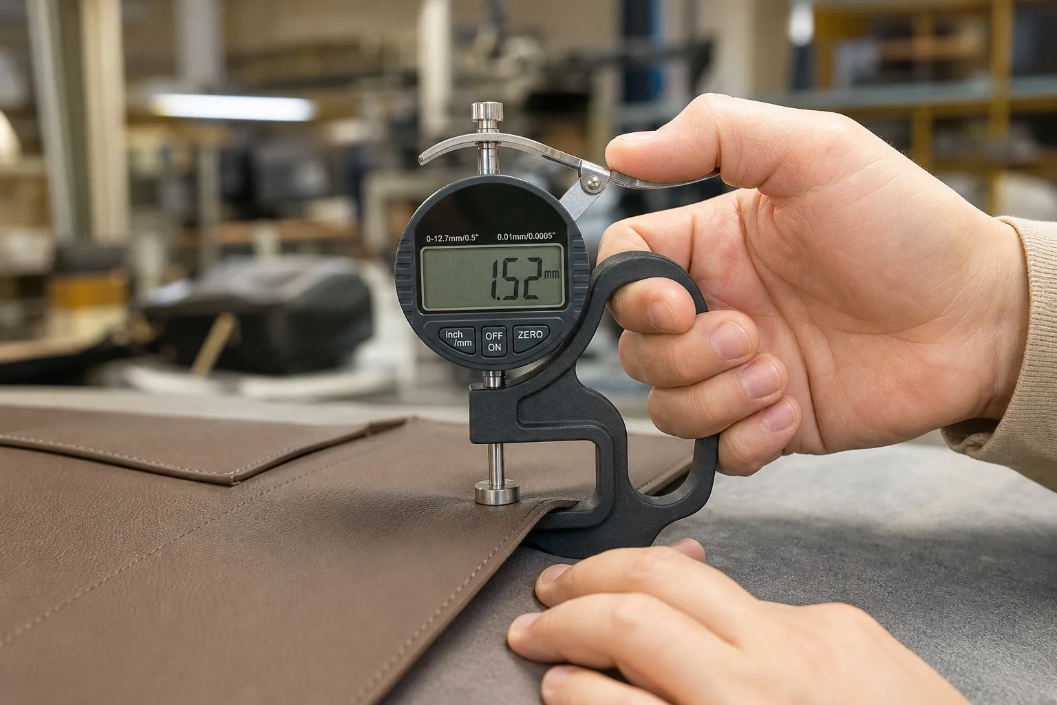 Leather Thickness and Grading for Bag Making