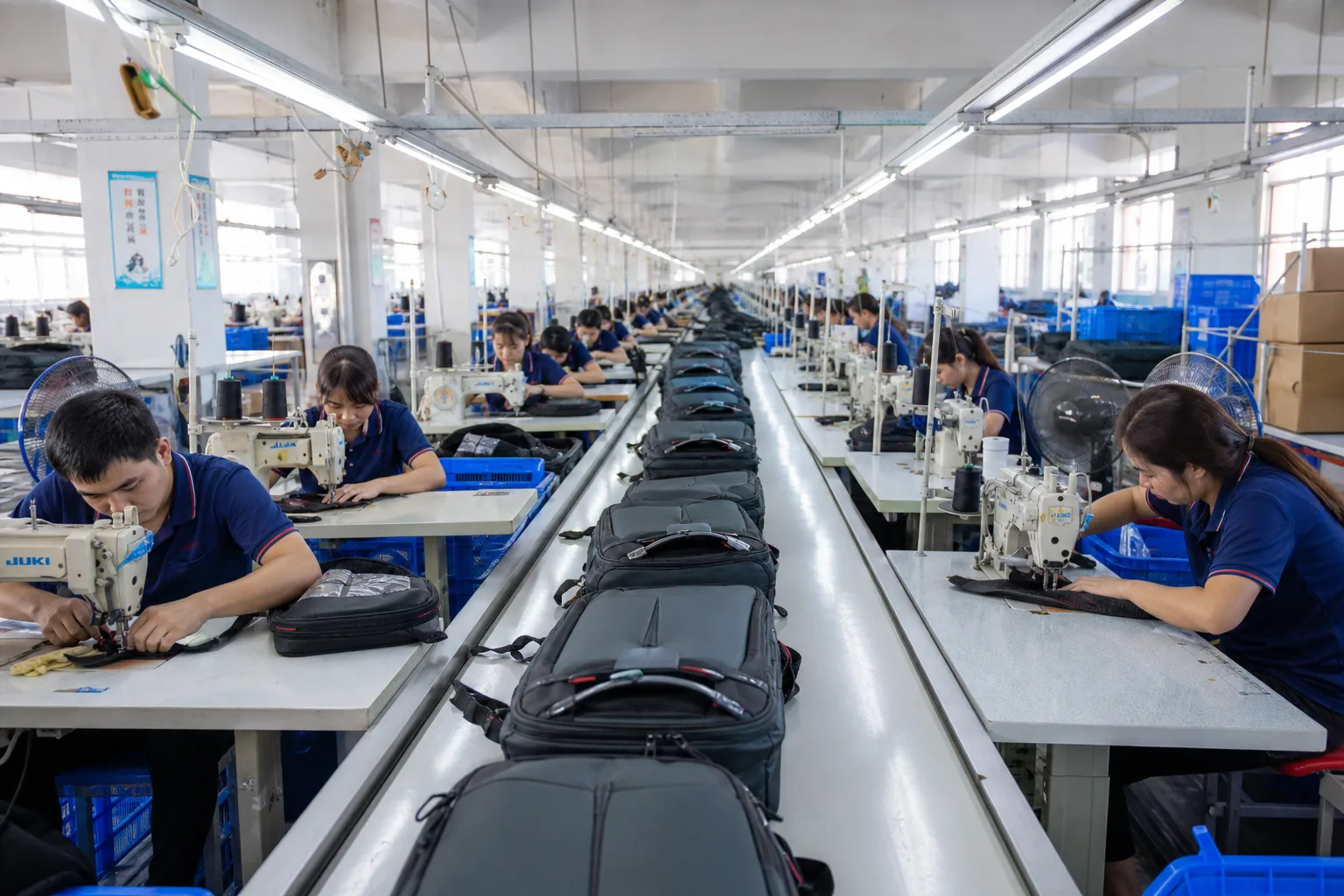 Backpack Assembly Line Balancing and Efficiency