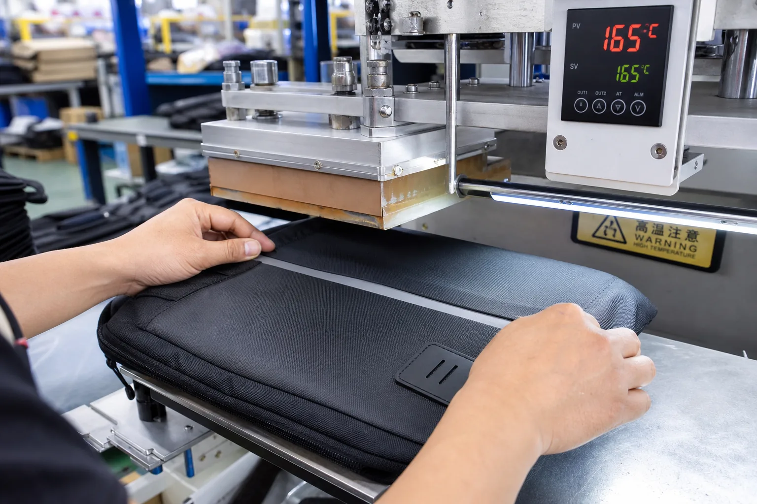 Heat Pressing, Welding and Seam Sealing in Production