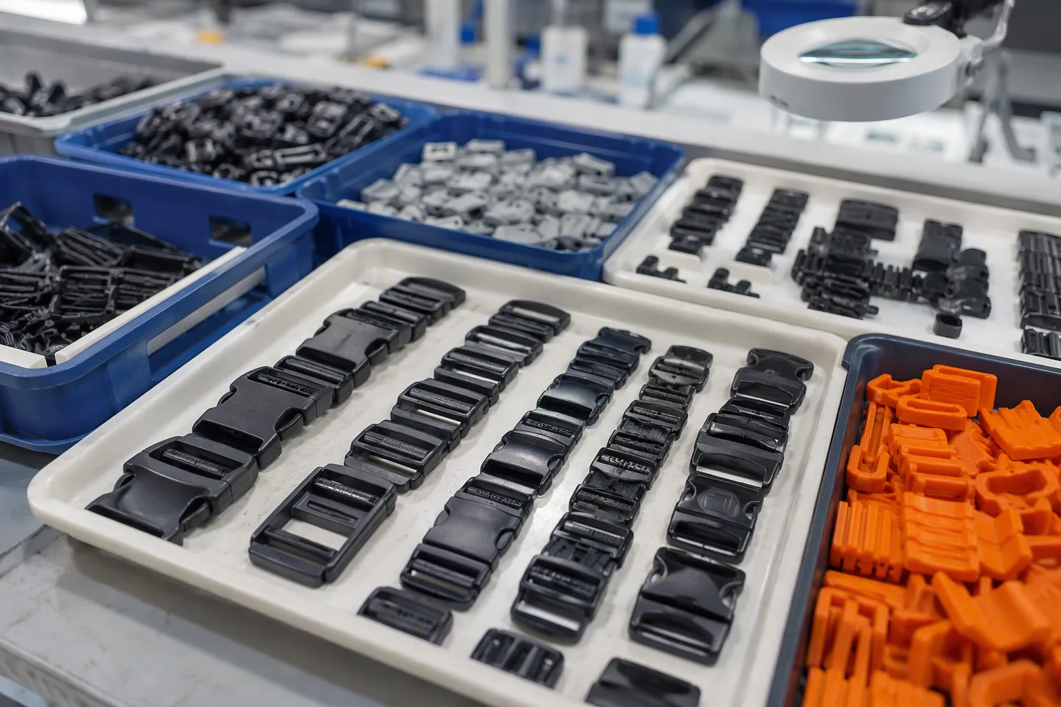 Injection-Moulded Components for Backpack Hardware