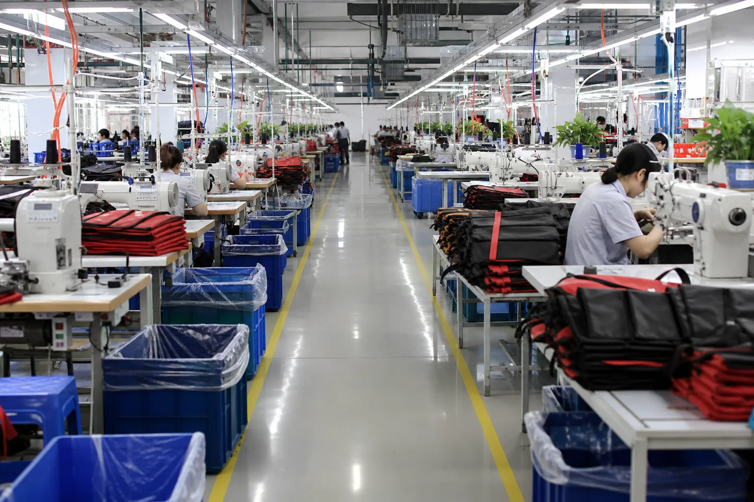 Lean Manufacturing and 5S on a Backpack Line